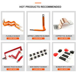 Barre omnibus en cuivre isolé de haute qualité revêtue d'époxy orange pour les accessoires de batterie de véhicule à énergie nouvelle - Product Image 4