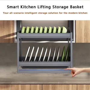 Panier de rangement relevable intelligent pour cuisine - Meilleure vente - Product Image 2