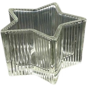 Portavelas de cristal en forma de estrella hecho a mano, artesanía de madera para bodas, uso doméstico, adornos de regalo para el Día de San Valentín, otras velas - Product Image 3