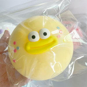 Palla Squishy Gigante Antistress con Occhi Grandi, Rimbalzo Lento, <span class=keywords><strong>Modellabile</strong></span>, Giocattolo Morbido a Forma di Daifuku con Bocca Larga - Product Image 6