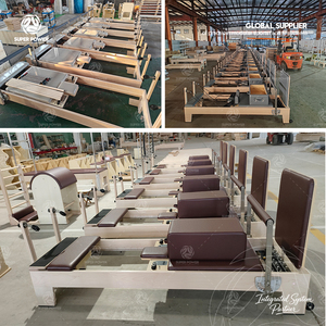 Lettino Reformer Pilates in Legno d'Acero all'Ingrosso, Attrezzatura Professionale per Yoga e Fitness per Studi di Lusso - Product Image 5