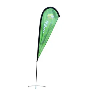 Advertising Outdoor Banner Flying Wind Beach Flag Banners Beach Flags With Double Sides Printing Flag