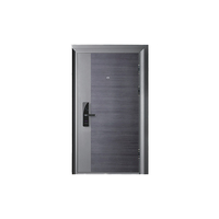 WFKimberley Puerta de aluminio fundido de alta gama ignífuga antirrobo a prueba de viento e insonorizada para entrada exterior del hogar