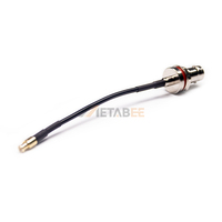 Câble coaxial RF BNC femelle droite vers MCX mâle RG316 RG174 RG179 traversant un panneau 75 Ohm 15cm IP55
