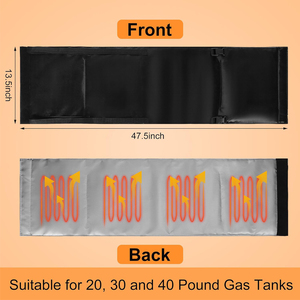 Durable Waterproof Oxford Fabric Gas LP Cylinder Warmer <b>Propane</b> Tank <b>Heater</b> Blanket - Product Image 4