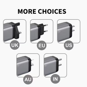 Chargeur mural <span class=keywords><strong>USB</strong></span> C rapide pour téléphone <span class=keywords><strong>portable</strong></span> 45W d'origine avec prise US UK EU AU - Product Image 2