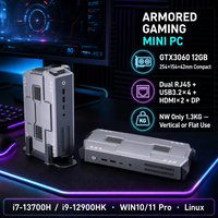 Mini PC FC9 Intel Core I7-13700H GTX3060 12 Go DDR4 64 Go M.2 4 To Double RJ45 DP Type-C WiFi 5 PC de Bureau Windows