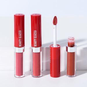 Nuovi prodotti per il trucco di bellezza smaltati campioni gratuiti rossetto liquido opaco di lunga durata - Product Image 5