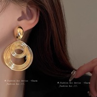 Boucles d'oreilles de qualité fiable, style coréen, pour un look affirmé, bijoux fins