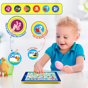 Tablet <span class=keywords><strong>per</strong></span> <span class=keywords><strong>bambini</strong></span> 6-in-1 con ABC/parole/numeri/colore/<span class=keywords><strong>giochi</strong></span>/musica giocattoli elettronici educativi interattivi <span class=keywords><strong>per</strong></span> <span class=keywords><strong>3</strong></span> <span class=keywords><strong>anni</strong></span> 4 <span class=keywords><strong>bambini</strong></span> <span class=keywords><strong>di</strong></span> 5 <span class=keywords><strong>anni</strong></span> - Product Image 2
