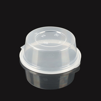 Restaurant Teller Sauce Cup Deckel Dessert Cups Home Küche Lagerung klare Plastik box für Sauce Home Küche Plastik Sauce Cup