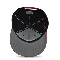Casquette Snapback 5 Panneaux en Coton Brodé 3D Personnalisée avec Visière Courbe Style Hip-Hop pour Homme et Femme, Idéale pour les Sports de Plein Air et les Fêtes