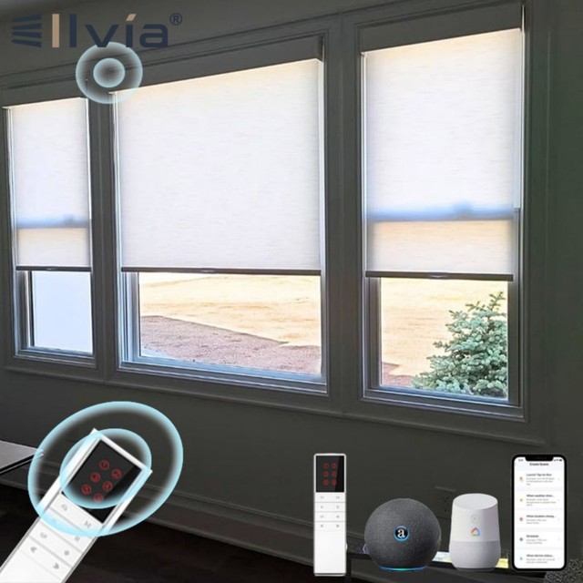 WiFi Alexa & Google Tuya Matter Zigbee Office Smart Home Automatic Roller Blinds