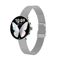 Reloj Inteligente LC610 para Mujer, Pantalla AMOLED, Monitor de Actividad Física, Resistente al Agua 5ATM, Monitor de Frecuencia Cardíaca, Reloj Inteligente para Damas