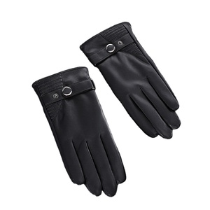 Hot <strong>Sale</strong> Motorcycle Driving Windproof <strong>Man</strong> PU <strong>Leather</strong> Full Finger <strong>Gloves</strong> - Product Image 3
