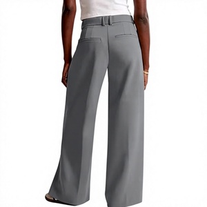 Premium Unisex Classic Wide Leg <b>Office</b> <b>Skirt</b> Tailored High Waist Comfortable Professional Wear Polyester/Cotton Summer - Product Image 4