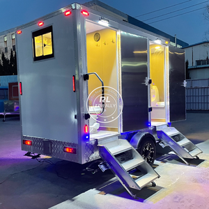 2025 portatile <span class=keywords><strong>wc</strong></span> esterno <span class=keywords><strong>doccia</strong></span> bagno prefabbricato cabina rimorchio <span class=keywords><strong>con</strong></span> bagno <span class=keywords><strong>doccia</strong></span> portatile - Product Image 2