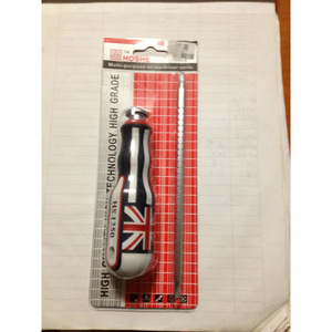 HOSHE Screwdriver Flat Head Magnetic Anti Slip Handle Household Tool - Product Image 1