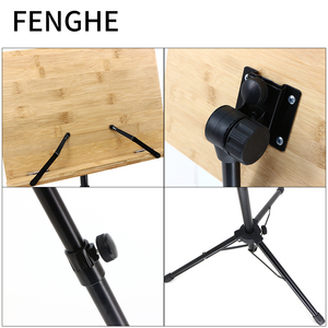 Petit <span class=keywords><strong>pupitre</strong></span> <span class=keywords><strong>de</strong></span> <span class=keywords><strong>musique</strong></span> <span class=keywords><strong>de</strong></span> feuille <span class=keywords><strong>de</strong></span> panneau <span class=keywords><strong>en</strong></span> <span class=keywords><strong>bois</strong></span> <span class=keywords><strong>en</strong></span> bambou personnalisé PA-940 avec réglable - Product Image 3