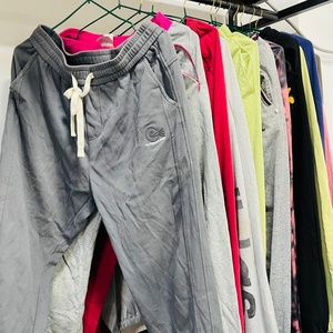 กางเกงวอร์มสปริงสีผสมพิมพ์ลาย ยืดได้ เหมาะสำหรับเต้นและเล่นกีฬา เสื้อผ้า<span class=keywords><strong>มือ</strong></span><span class=keywords><strong>สอง</strong></span>จากยุโรป ขายส่งจากโรงงาน JackWen ขั้นต่ำ 45 กก. EXP - Product Image 5