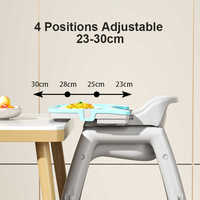 Chaise de salle à manger réglable multifonctionnelle pour bébé enfant