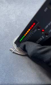 Rinntin MONヒップホップMoissaniteダイヤモンドテニスチェーンシルバーネックレス2MM 3MM 4MM - Product Image 3