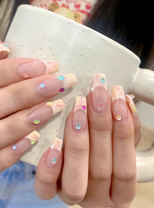 ลูกปัดคริสตัลตกแต่งเล็บแบบ 3 มิติ รูปทรงครึ่งวงกลม ขนาดผสม สีมาการอง สีเมอร์เมด สีแฟนตาซี สีแก้ว สีออโรร่า สำหรับตกแต่งเล็บ - Product Image 6