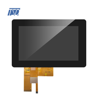 Pantalla Táctil LCD Industrial Personalizada de 7 Pulgadas (7'') con Resolución de 800x480, 12h TN, Interfaz USB I2C