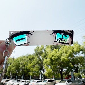 Nouveau pendentif carte transparente Demon Eye, Zenitsu No <span class=keywords><strong>Ichiro</strong></span>, accessoire acrylique anime du Temple Amaterasu, porte-clés - Product Image 3