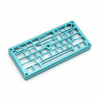Pièces de clavier mécanique en aluminium anodisé A7N01, pièces de précision usinées par CNC, usinage CNC personnalisé