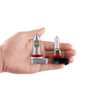 Kit de conversion de phares LED extrêmement super lumineux ADT 30W 5600LM 9005, ampoule LED antibrouillard tricolore 3000K 6000K 8000K avec base dissipateur thermique - Product Image 6