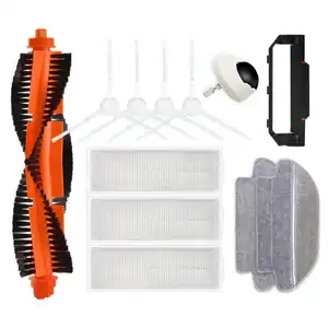 Brosse principale filtre HEPA ensemble de chiffons de vadrouille humide et sec pièces d'aspirateur pour xiaomi MIJIA V2 STYJ02YM Viomi Mop P pro STYJ02YM