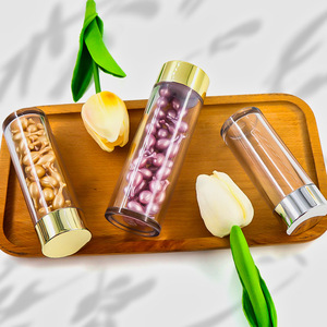 Botol plastik dengan tutup, wadah plastik 100ML/120ML/150ML untuk minyak Esens kapsul Serum - Product Image 2