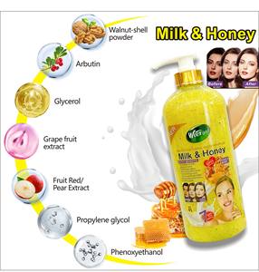 Gel Douche Alpha Arbutine Collagène Marque Privée Blanchissant Exfoliant Sel <span class=keywords><strong>de</strong></span> Bain Hydratant Gel Douche Nourrissant - Product Image 5