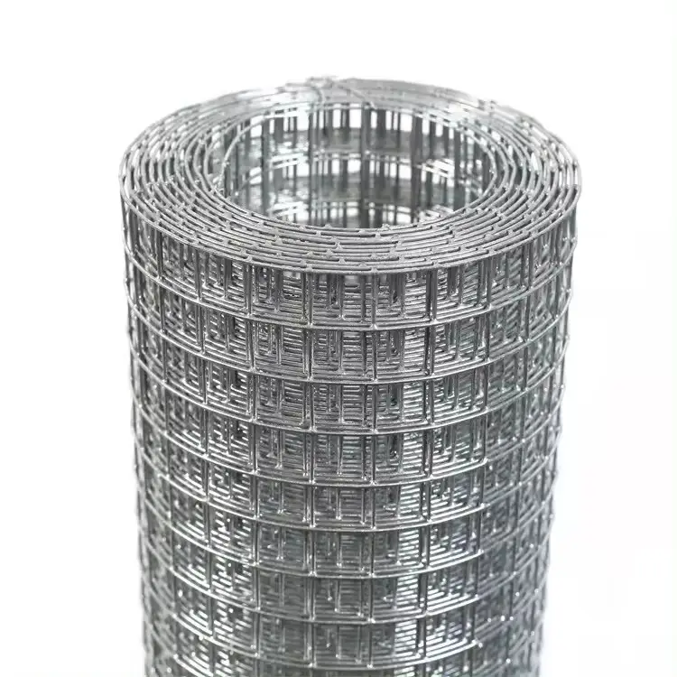 フェンス用1/4 "-2" 絞りPVCコーティングホット亜鉛メッキ溶接鉄ワイヤーメッシュ