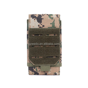Laser Gesneden Tactisch Molle Mobiele Telefoon Zakje, Universeel Edc Dragen Heavy Duty Lus Mobiele Telefoon Riem <span class=keywords><strong>Holster</strong></span> Cover Molle Small Pouch - Product Image 3