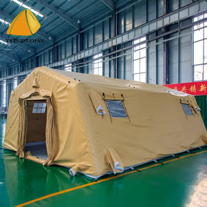 خيمة طبية كبيرة قابلة للنفخ في الهواء الطلق مضادة للماء مستشفى ميداني للطوارئ مأوى مؤقت خيمة قابلة للنفخ متعددة الوظائف - Product Image 4