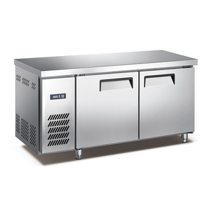 Réfrigérateur-congélateur professionnel à tiroirs sous comptoir, robuste, en acier inoxydable, avec plan de travail, pour hôtels, restaurants et cuisines - Product Image 6