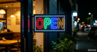 Enseigne néon LED multicolore personnalisable avec télécommande pour hôtels, centres commerciaux, parcs – Étanche – Décoration publicitaire
