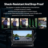 2024 nouveau haute définition Cctv 7 pouces TFT écran rétroviseur Bus caméra système moniteur autonome DC 12V 24V AHD 720P 1080P bureau
