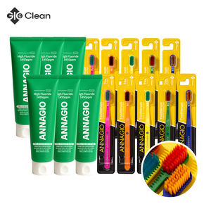 0.01mm Ultra-Fine PBT Soft Bristle Toothbrush Adult Premium Color With <b>Tongue</b> <b>Cleaner</b> For Gentle Bad Breath Care Oral Hygiene - Product Image 4