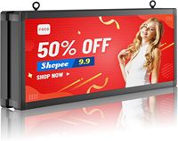 Publicidad LED a todo color P5 Pantalla de tira de LED de doble cara Señal de video Pantalla de visualización LED programable WIFI