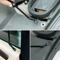 Kit d'outils de démontage de garnitures automobiles 1-5 pièces, levier en plastique anti-rayures pour clips de fixation de panneaux de porte intérieurs de véhicule, fabriqué en Chine continentale