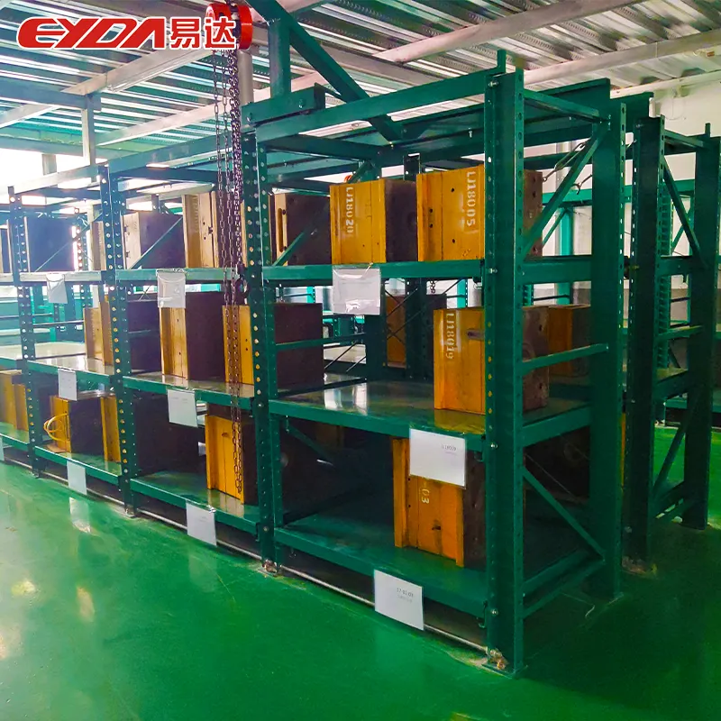 Wholesale China Supplier Workshop sliding drawer mold rack,mold storage rack,shelf with drawer