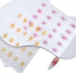 Pegatinas para Uñas al por Mayor, Diseño Pintado con Spray, Accesorios para Uñas Francesas, Calcomanías Decorativas - Product Image 1