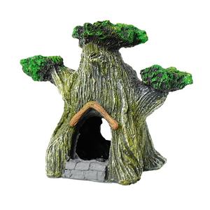 Elegante Hars Grot Ornamenten Milieuvriendelijke Oude Boomhut Garnalen Schuilplaats Voor <span class=keywords><strong>Aquarium</strong></span> <span class=keywords><strong>Aquarium</strong></span> En Woonkamer Ruimte Landschapsarchitectuur - Product Image 1