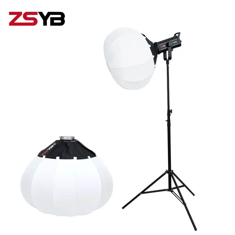 Zsyb 65Cm Bowens Bajonet Fotografie Verlichtingsapparatuur Zachte Bal Opvouwbare Bal Softbox