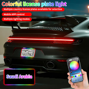 Luci Targa LED Multicolore con Effetto Inseguimento, Cornici <span class=keywords><strong>per</strong></span> Targa <span class=keywords><strong>per</strong></span> <span class=keywords><strong>Auto</strong></span>, Rimorchi, UTV, ATV, Camion, Camper - Product Image 5