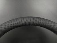Volant de voiture personnalisé Performance Style RS en cuir perforé et fibre de carbone avec bouton Start/Stop et sélecteur de conduite pour A6/A8