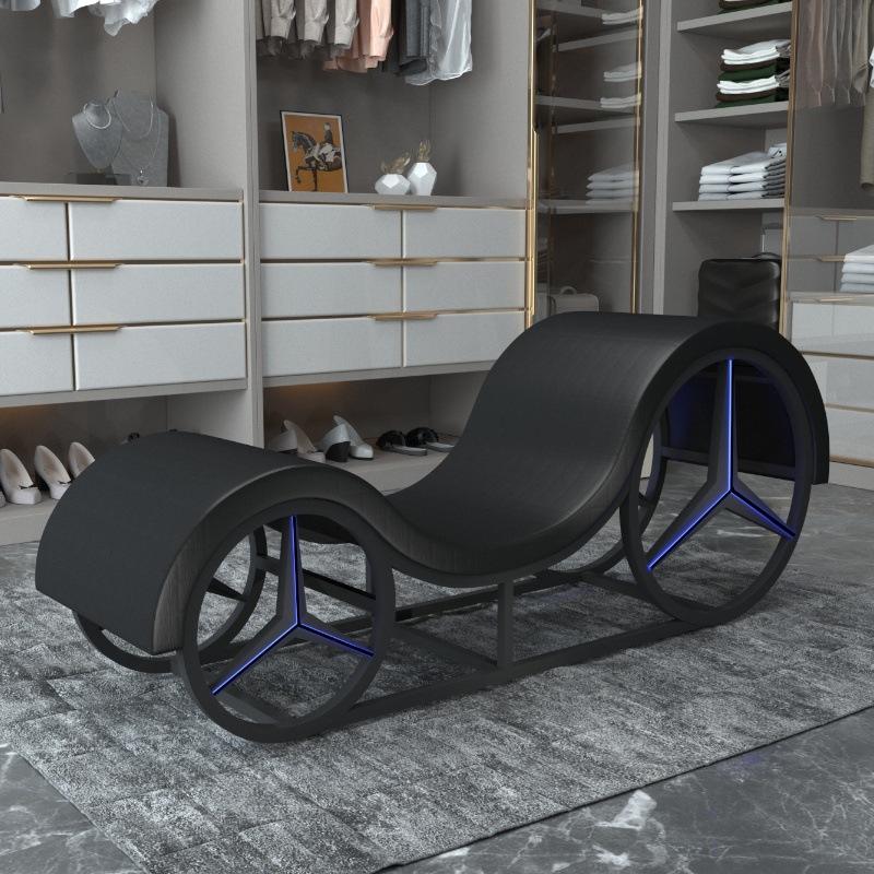 Sillón chaise negro